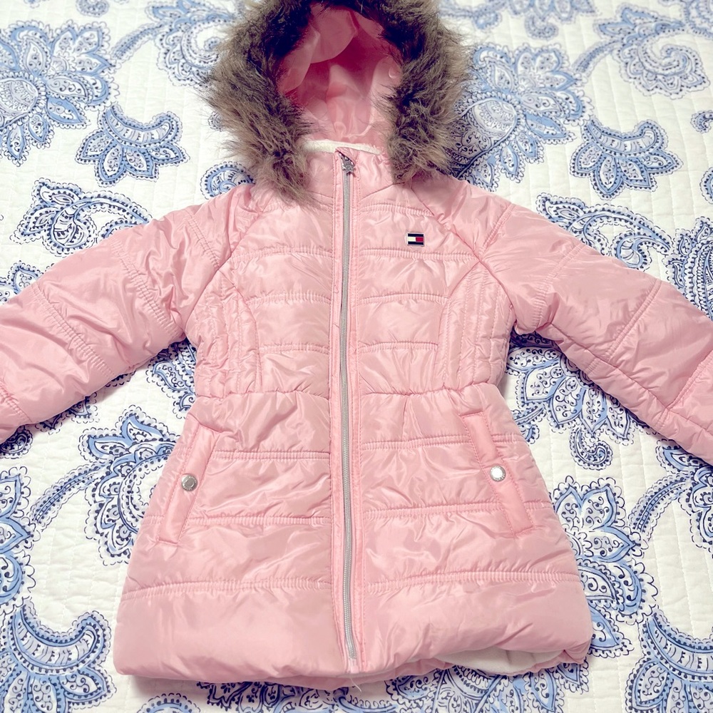 Tommy Hilfiger girl pink jacket